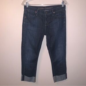 Citizens Of Humanity Dani Cropped Straight Leg Jeans Blue 27